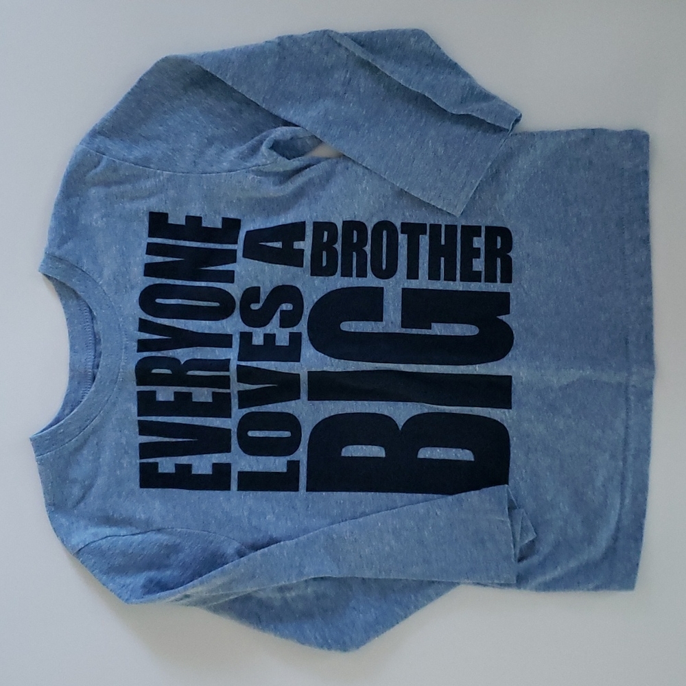 Blue Garanimals 5t "Everybody Loves a Big Brother" long sleeve t-shirt, used